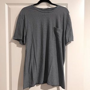Mens Vince stripped short sleeve T shirt